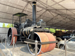 British-era steam road roller