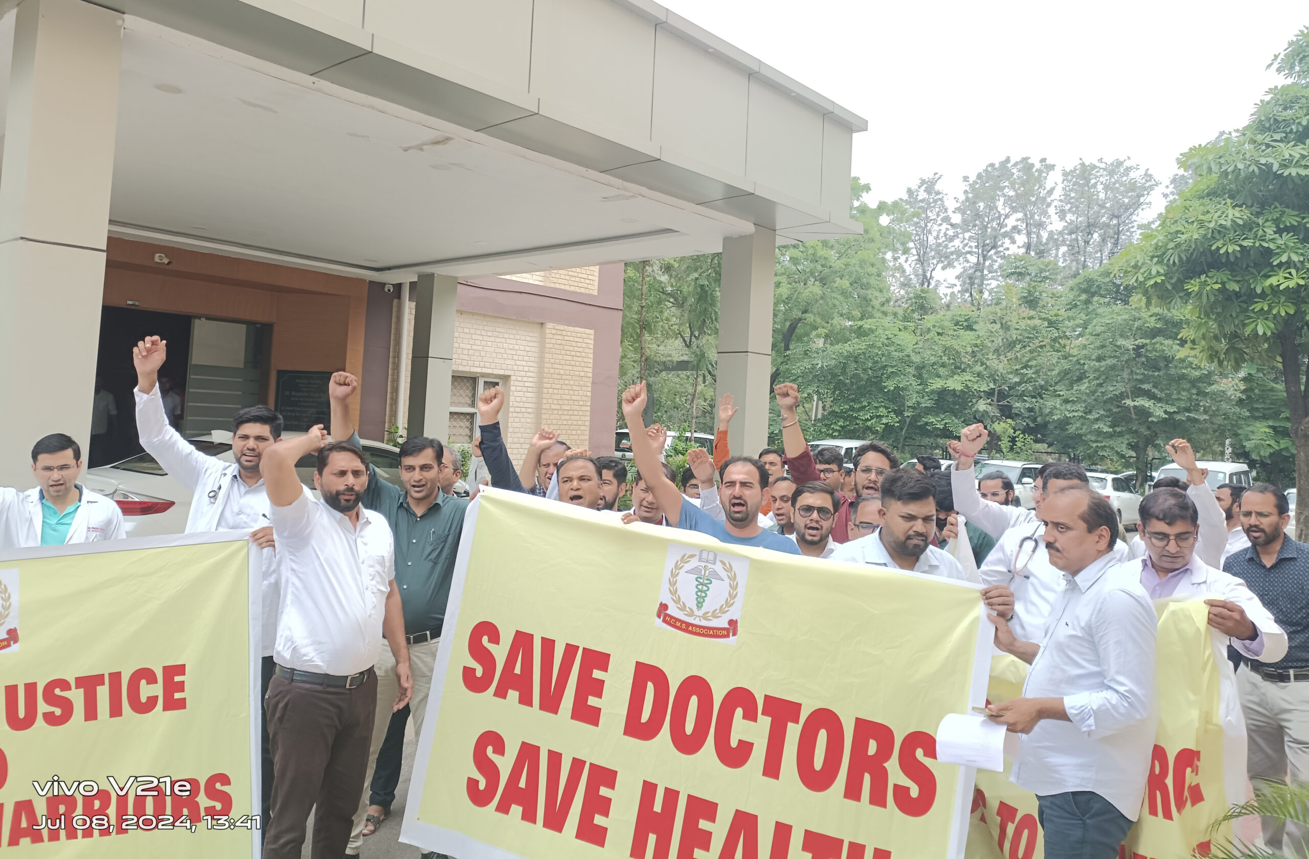 Doctors Protest Haryana