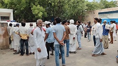 हादसे के बाद मौके पर जाम लोगे।