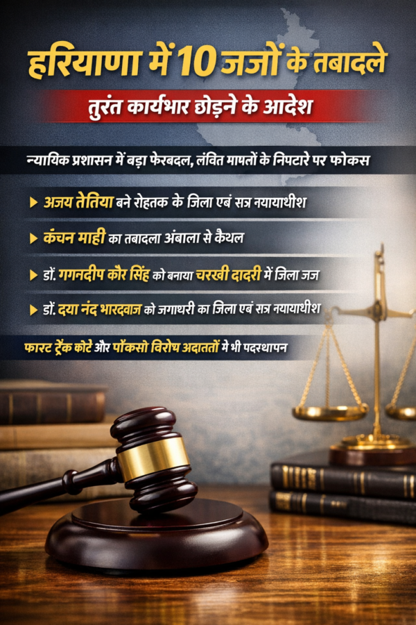 Haryana Judges Transfer