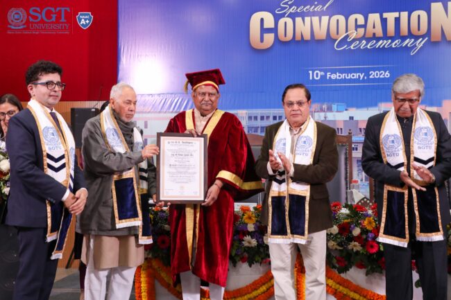 SGT University special convocation ceremony Gurugram