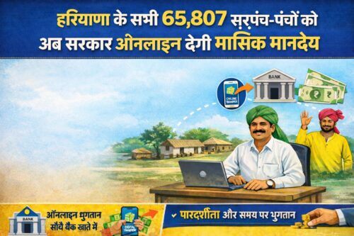 Haryana Sarpanch Panch honorarium online