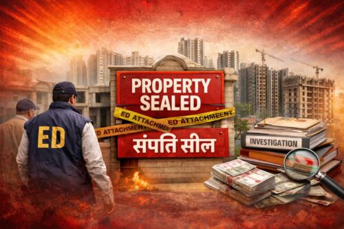 ED action Kamaspur Sonipat