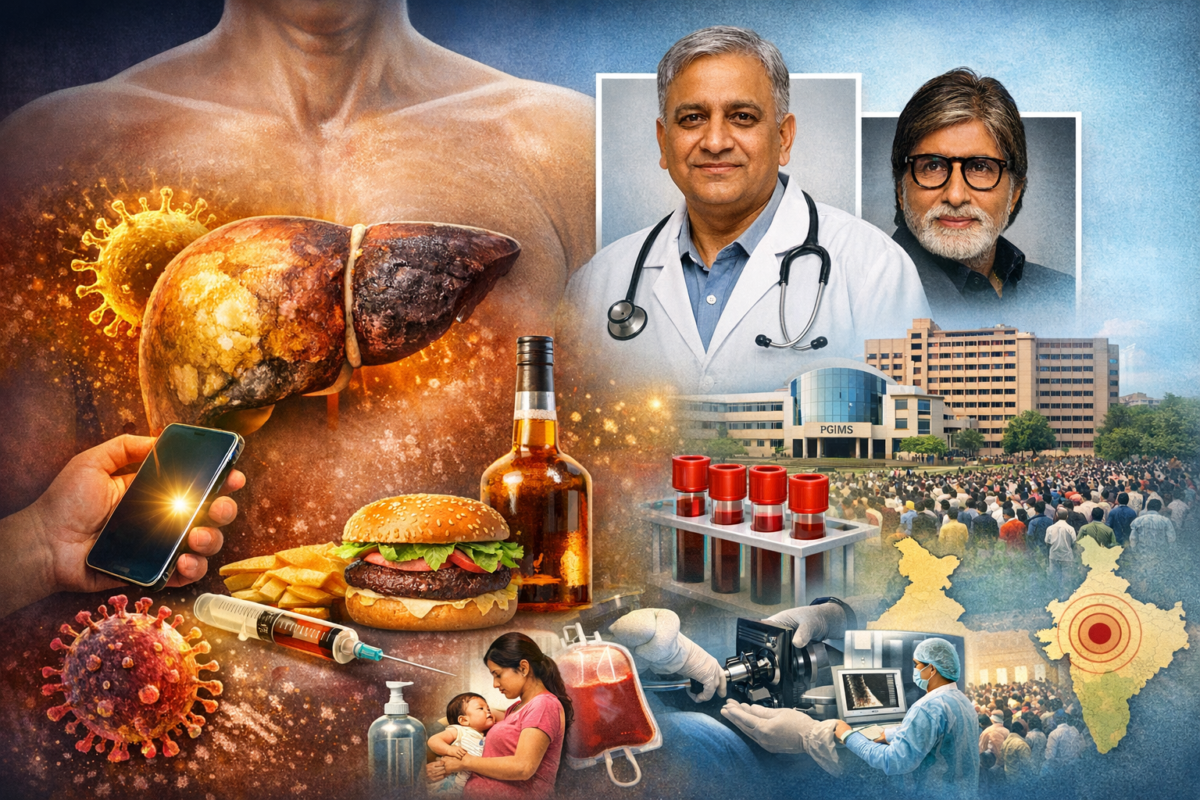 Liver disease symptoms Hindi