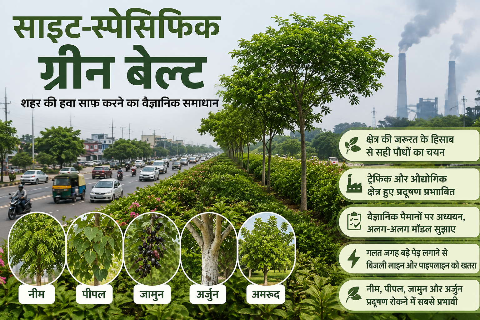 साइट-स्पेसिफिक ग्रीन बेल्ट