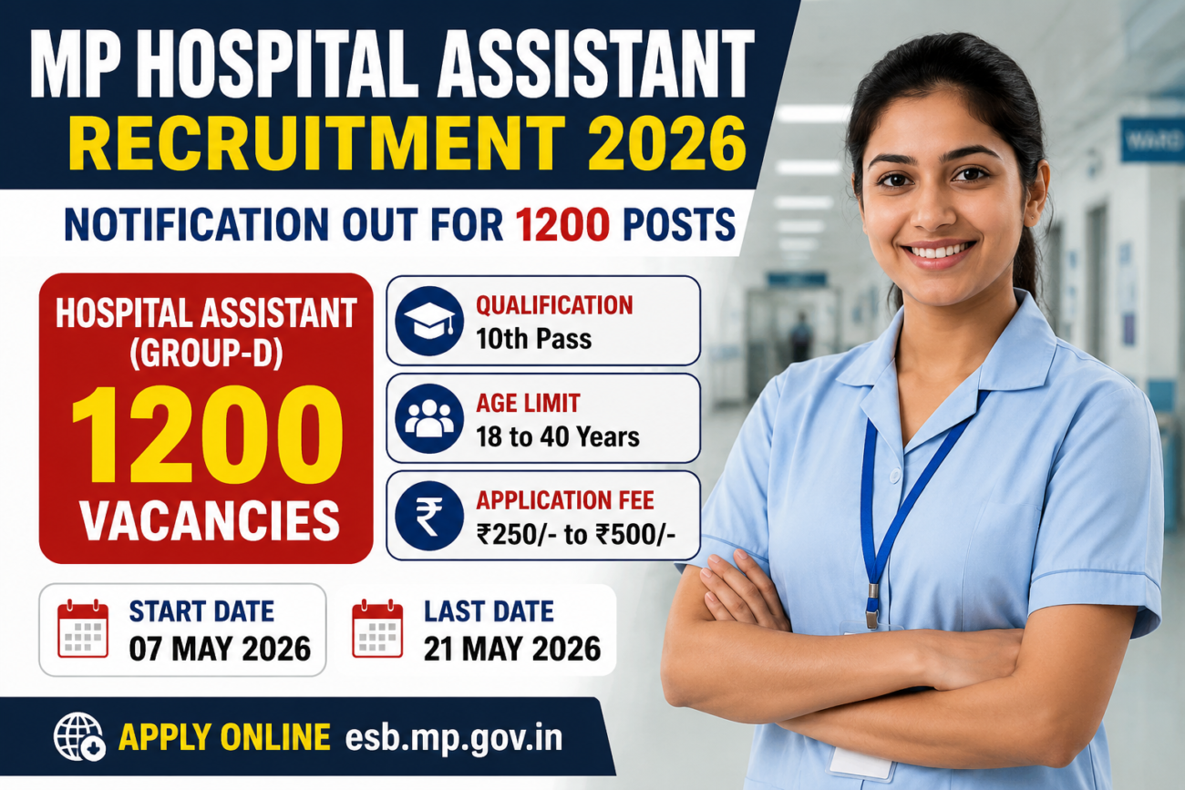 MP Hospital Assistant Recruitment