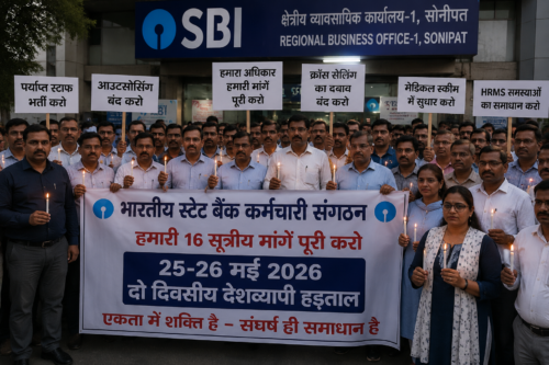 SBI Employees Strike