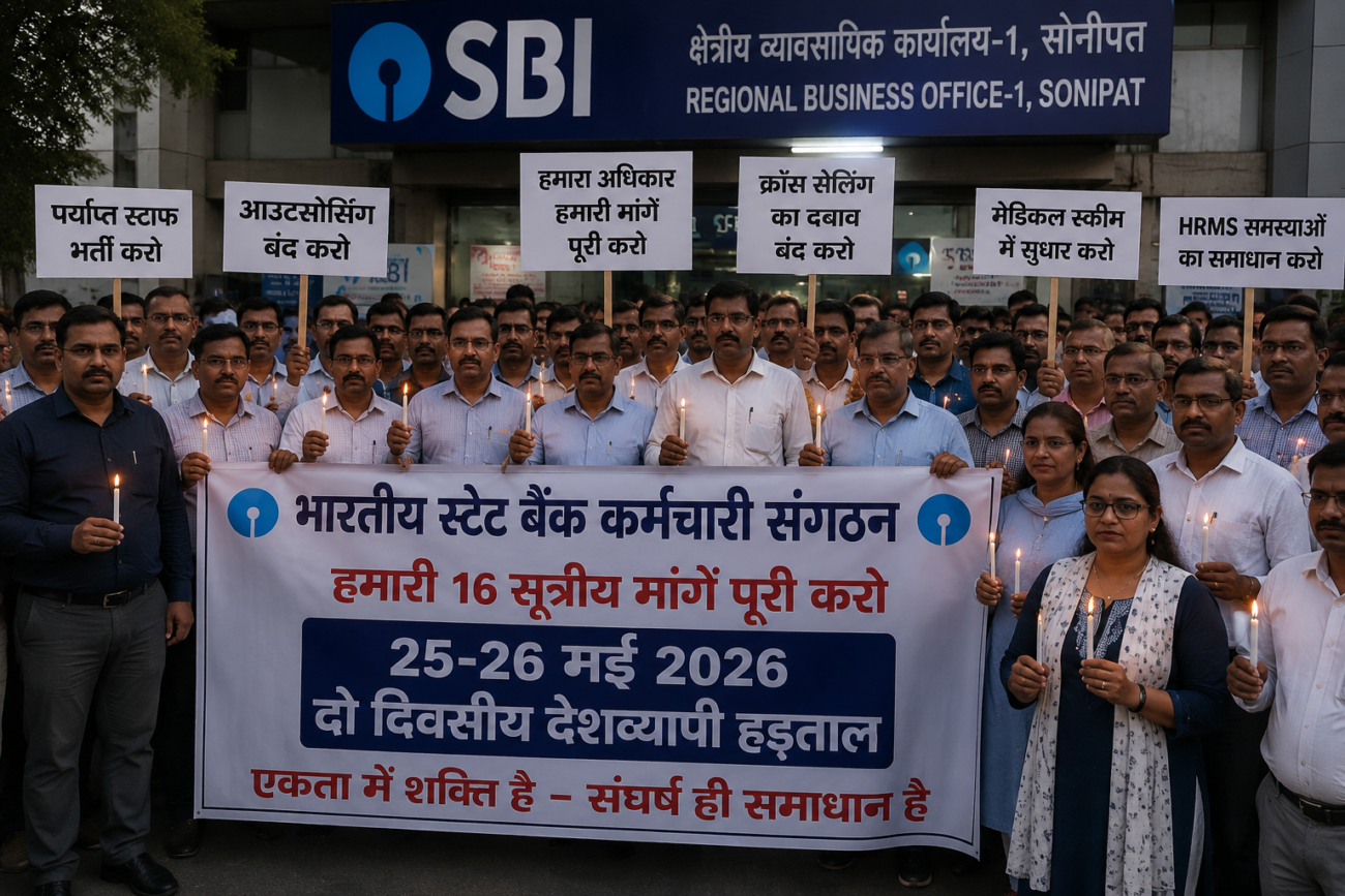 SBI Employees Strike