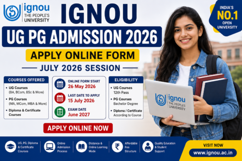 IGNOU UG PG Admission