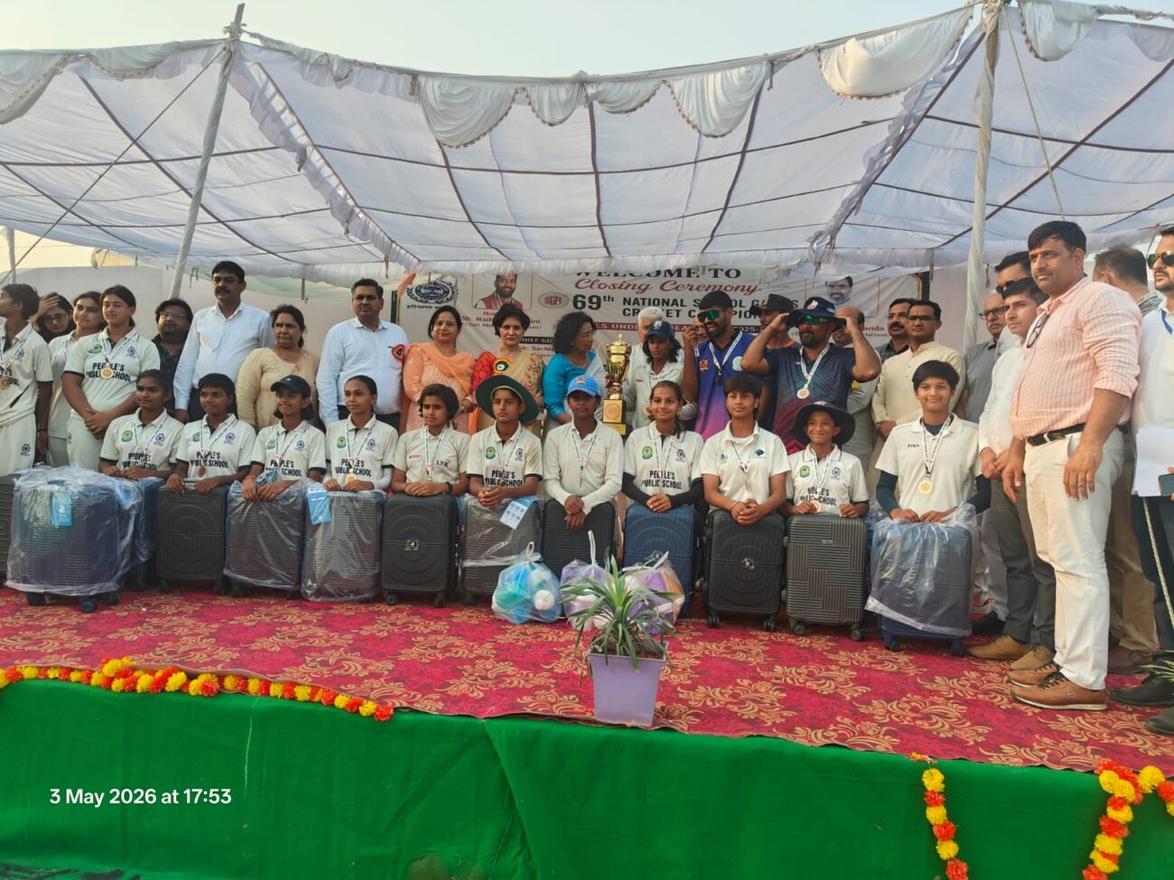 Daughters of Haryana hoisted flags