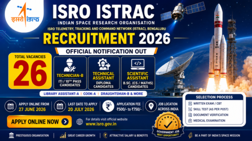 ISRO ISTRAC Recruitment 2026