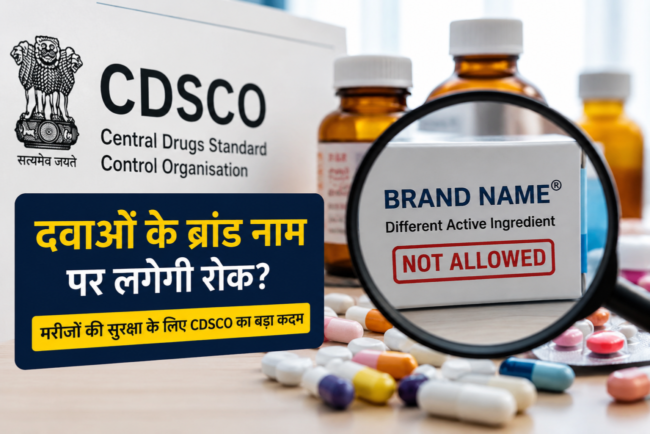 CDSCO दवा ब्रांड नाम नियम