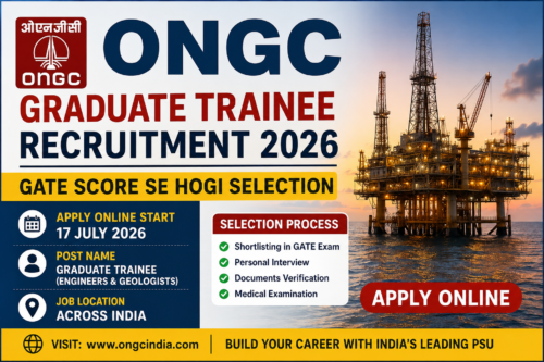 ONGC Graduate Trainee Recruitment